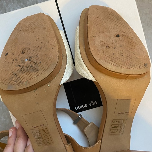 Dolce Vita Leather Ankle-Strap Sandals - Picture 6 of 7